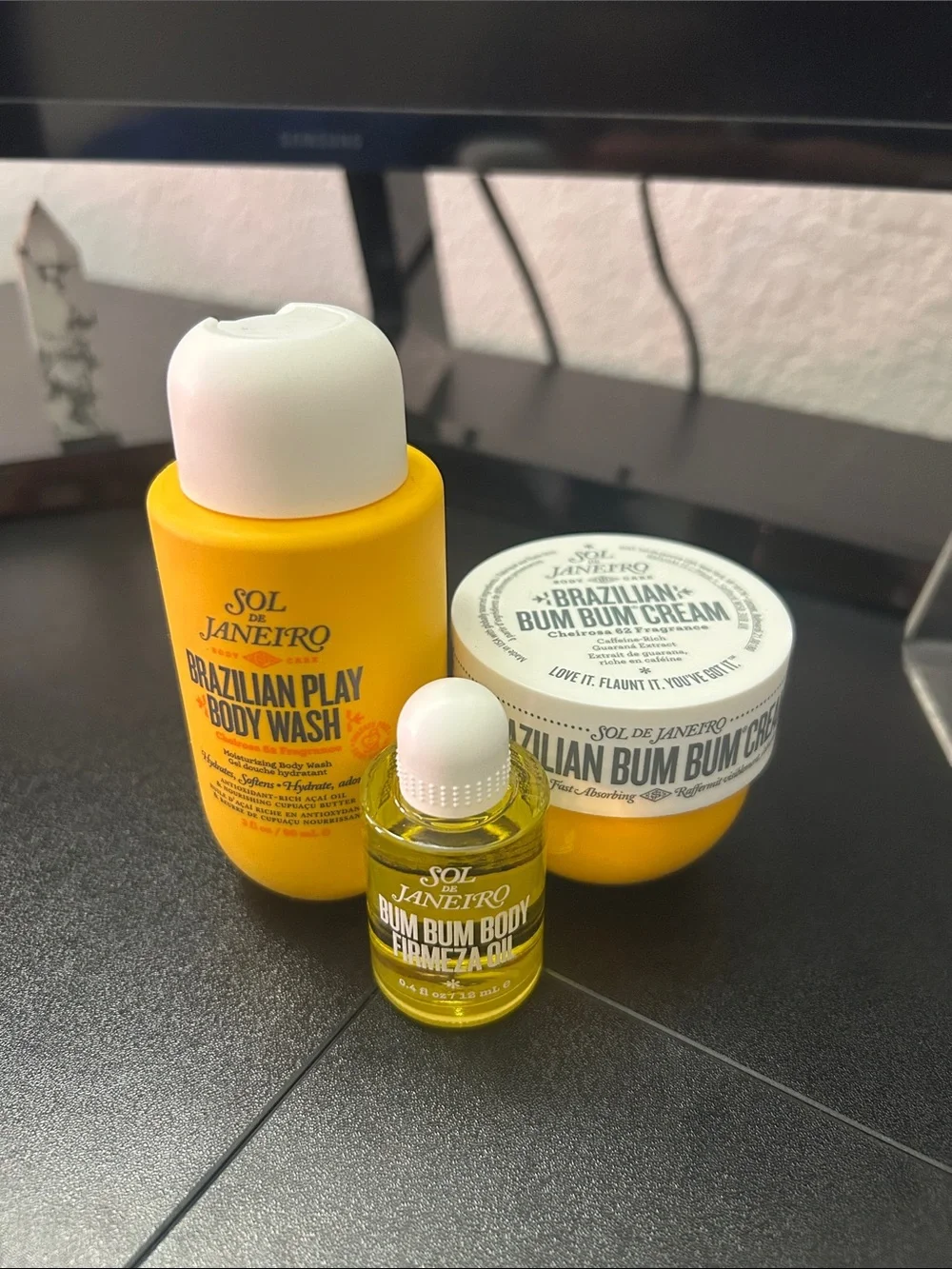Sol de Janeiro Yellow Brazilian Play Body Wash & Bum Bum Cream Trio